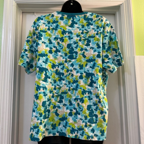 Kim Rogers Short Sleeve Multi Colored Top - Picture 2 of 6